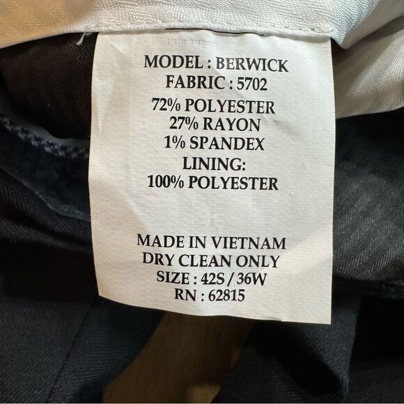 Savile Row Tuxedo 42S Berwick Slim Fit Brit Skinny - Picture 15 of 16